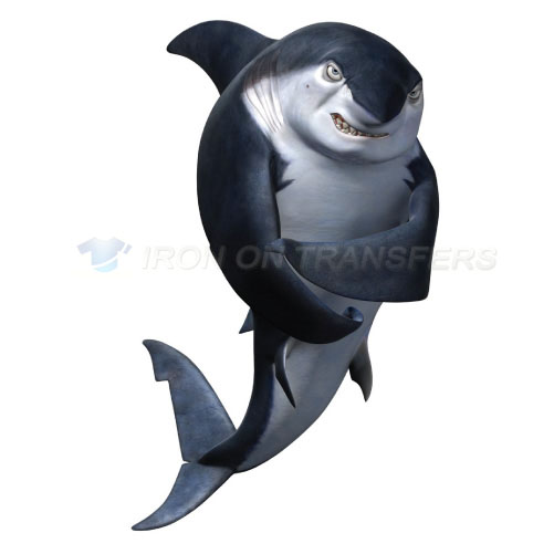 Shark Tale Iron-on Stickers (Heat Transfers)NO.3407